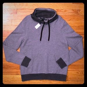 Express Men’s Pull String Cowled Sweater